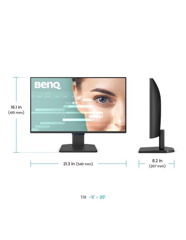 BenQ GW2490C pantalla para PC 60,5 cm (23.8") 1920 x 1080 Pixeles Full HD Negro