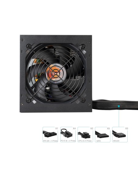 TooQ Fuente de alimentación ATX 850W APFC 80Plus Bronze