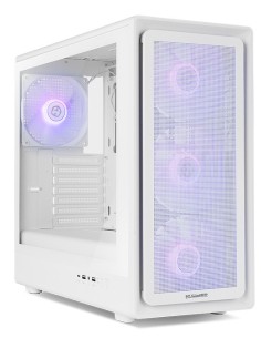 NOX Hummer NXHUMMERAEROWH carcasa de ordenador Midi Tower Blanco