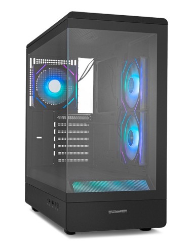 NOX Hummer NXHUMMERSIGNALBK carcasa de ordenador Midi Tower Negro