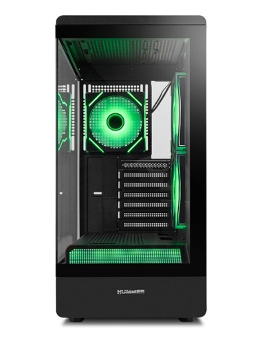 NOX Hummer NXHUMMERSIGNALBK carcasa de ordenador Midi Tower Negro
