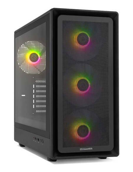 NOX Hummer Aero Midi Tower Negro