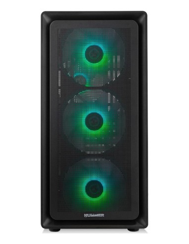 NOX Hummer Aero Midi Tower Negro