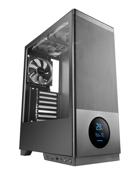Tacens 2SAGITTA20 carcasa de ordenador Midi Tower Negro