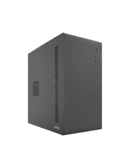 CoolBox CAJA MATX M640C USB-C 3.2 GEN1 FULLMETAL BASIC500GR 500W + 1 VENT. 90MM