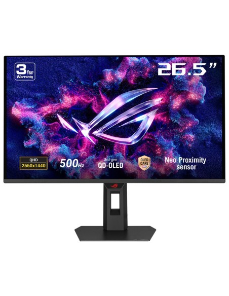 ASUS ROG Strix OLED XG27AQDPG pantalla para PC 67,3 cm (26.5") 2560 x 1440 Pixeles Wide Quad HD QD-OLED Negro