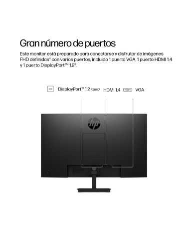 HP Series 3 Pro Monitor FHD de la serie 3 Pro de 23,8 pulgadas  324ph