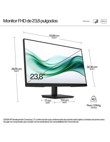 HP Series 3 Pro Monitor FHD de 23,8 pulgadas - 324pv