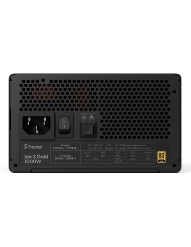 Fractal Design Ion 3 Gold 1000W unidad de fuente de alimentación 24-pin ATX ATX Negro