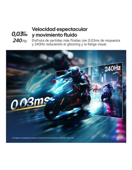LG 27GX704A-B pantalla para PC 68,6 cm (27") 2560 x 1440 Pixeles Quad HD OLED Negro