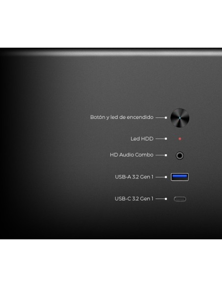 CoolBox CAJA MATX M640C USB-C 3.2 GEN1 FULLMETAL SIN FTE + 1 VENT. 90MM