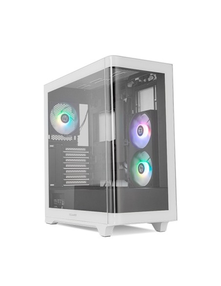 NOX Hummer ETHER Midi Tower Negro, Blanco