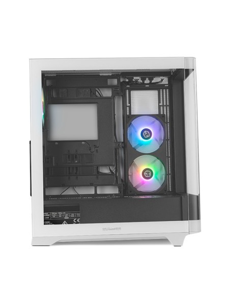NOX Hummer ETHER Midi Tower Negro, Blanco