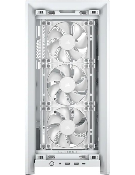 Corsair FRAME 4000D RS Midi Tower Blanco