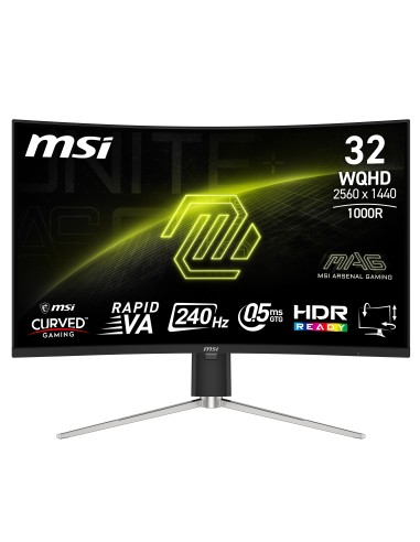 MSI MAG 325CQRXF E2 pantalla para PC 80 cm (31.5") 2560 x 1440 Pixeles Wide Quad HD LED Negro