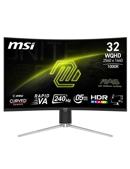 MSI MAG 325CQRXF E2 pantalla para PC 80 cm (31.5") 2560 x 1440 Pixeles Wide Quad HD LED Negro