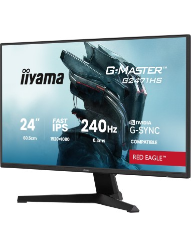 iiyama G-MASTER G2471HS-B1 pantalla para PC 60,5 cm (23.8") 1920 x 1080 Pixeles Full HD Negro