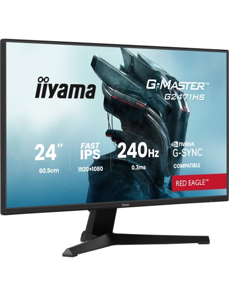 iiyama G-MASTER G2471HS-B1 pantalla para PC 60,5 cm (23.8") 1920 x 1080 Pixeles Full HD Negro