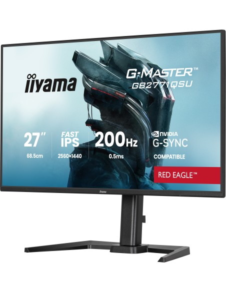 iiyama G-MASTER GB2771QSU-B1 pantalla para PC 68,6 cm (27") 2560 x 1440 Pixeles Wide Quad HD Negro