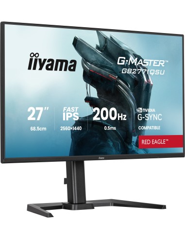 iiyama G-MASTER GB2771QSU-B1 pantalla para PC 68,6 cm (27") 2560 x 1440 Pixeles Wide Quad HD Negro