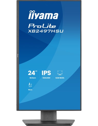 iiyama ProLite XB2497HSU-B1 pantalla para PC 60,5 cm (23.8") 1920 x 1080 Pixeles Full HD LED Negro