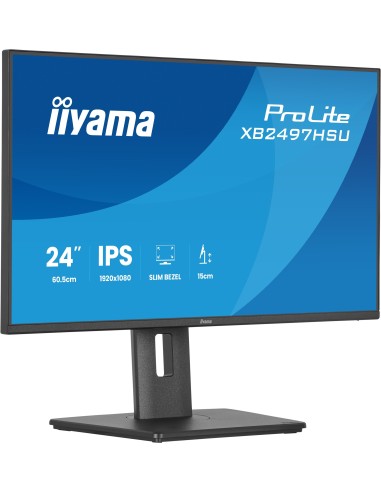iiyama ProLite XB2497HSU-B1 pantalla para PC 60,5 cm (23.8") 1920 x 1080 Pixeles Full HD LED Negro
