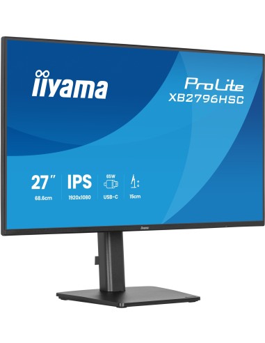 iiyama ProLite XB2796HSC-B1 pantalla para PC 68,6 cm (27") 1920 x 1080 Pixeles Full HD LED Negro
