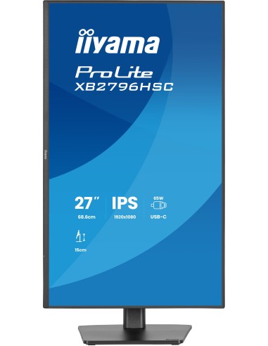 iiyama ProLite XB2796HSC-B1 pantalla para PC 68,6 cm (27") 1920 x 1080 Pixeles Full HD LED Negro