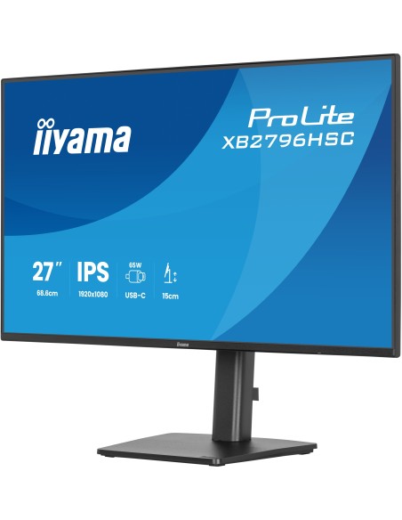 iiyama ProLite XB2796HSC-B1 pantalla para PC 68,6 cm (27") 1920 x 1080 Pixeles Full HD LED Negro