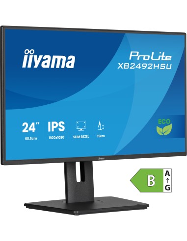 iiyama ProLite XB2492HSU-B1 pantalla para PC 60,5 cm (23.8") 1920 x 1080 Pixeles Full HD LED Negro