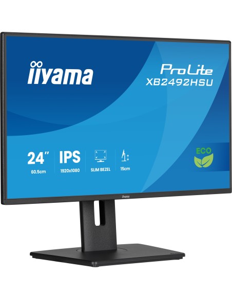 iiyama ProLite XB2492HSU-B1 pantalla para PC 60,5 cm (23.8") 1920 x 1080 Pixeles Full HD LED Negro