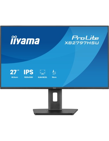iiyama ProLite XB2797HSU-B1 pantalla para PC 68,6 cm (27") 1920 x 1080 Pixeles Full HD LED Negro
