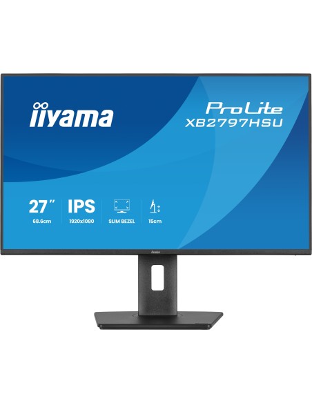 iiyama ProLite XB2797HSU-B1 pantalla para PC 68,6 cm (27") 1920 x 1080 Pixeles Full HD LED Negro