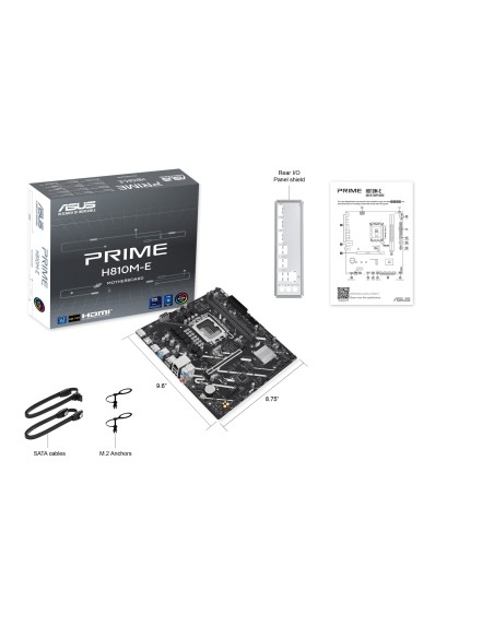 ASUS PRIME H810M-E-CSM Intel H810 LGA 1851 (Socket V1) micro ATX