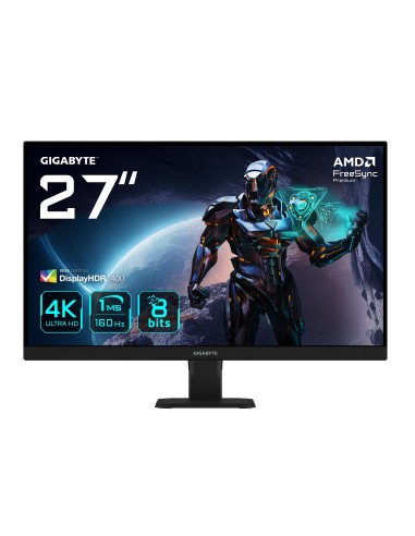 GIGABYTE GS27U 27" Monitor de juegos UHD - 3840 x 2160, 160Hz, 1ms, 350 cd m², Display HDR400, HDMI 2.1, DisplayPort 1.4