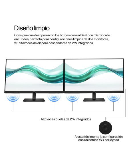 HP Series 3 Pro Monitor FHD de la serie 3 Pro de 21,5 pulgadas  322ph