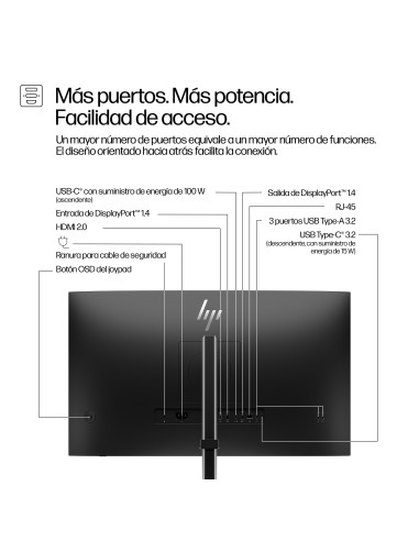 HP Series 5 Pro Monitor QHD USB-C Pro de la serie 5 de 27 pulgadas  527pu