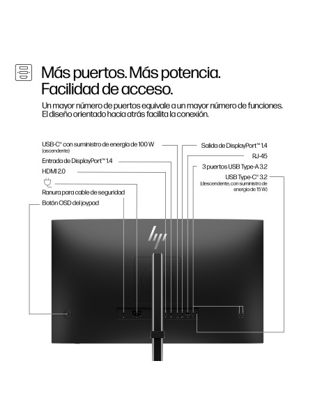 HP Series 5 Pro Monitor QHD USB-C Pro de la serie 5 de 27 pulgadas  527pu