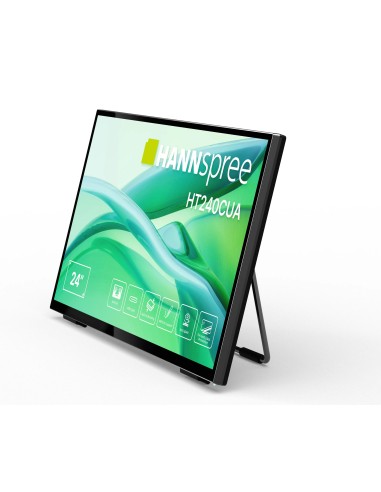 Hannspree HT240CUA pantalla para PC 60,5 cm (23.8") 1920 x 1080 Pixeles Full HD LED Pantalla táctil Negro