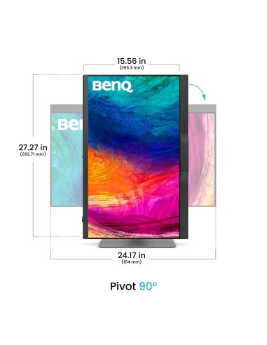 BenQ PD2770U pantalla para PC 68,6 cm (27") 3840 x 2160 Pixeles 4K Ultra HD LCD Negro