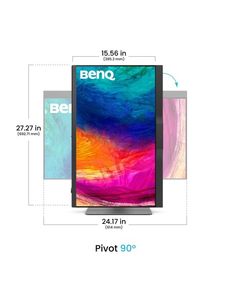 BenQ PD2770U pantalla para PC 68,6 cm (27") 3840 x 2160 Pixeles 4K Ultra HD LCD Negro