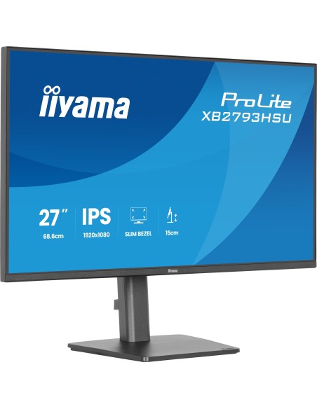 iiyama ProLite XB2793HSU-B1 pantalla para PC 68,6 cm (27") 1920 x 1080 Pixeles Full HD LED Negro