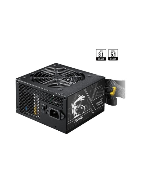 MSI MAG A750BN PCIE5 II unidad de fuente de alimentación 750 W 24-pin ATX ATX Negro