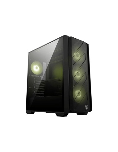 MSI MAG FORGE 330R AIRFLOW carcasa de ordenador Midi Tower Negro, Transparente