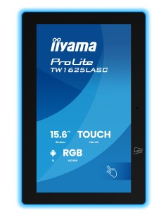 iiyama TW1625LASC-B3PNR pantalla para sala de reuniones 39,6 cm (15.6") 1920 x 1080 Pixeles LED Wi-Fi 6 (802.11ax), Wi-Fi 5 2