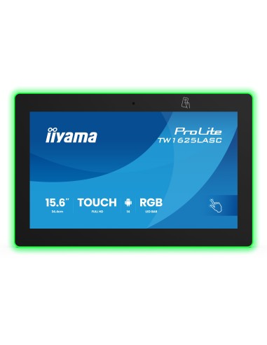 iiyama TW1625LASC-B3PNR pantalla para sala de reuniones 39,6 cm (15.6") 1920 x 1080 Pixeles LED Wi-Fi 6 (802.11ax), Wi-Fi 5