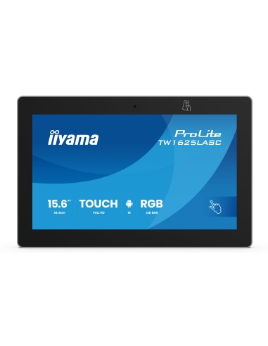 iiyama TW1625LASC-B3PNR pantalla para sala de reuniones 39,6 cm (15.6") 1920 x 1080 Pixeles LED Wi-Fi 6 (802.11ax), Wi-Fi 5
