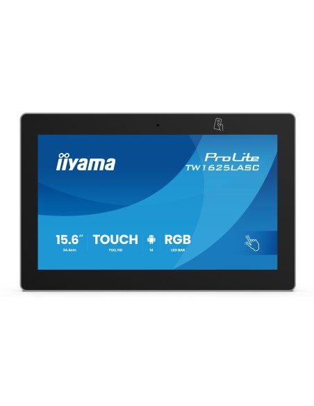 iiyama TW1625LASC-B3PNR pantalla para sala de reuniones 39,6 cm (15.6") 1920 x 1080 Pixeles LED Wi-Fi 6 (802.11ax), Wi-Fi 5