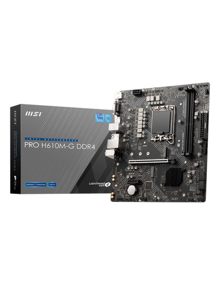 MSI PRO H610M-G DDR4 placa base Intel H610 LGA 1700 micro ATX