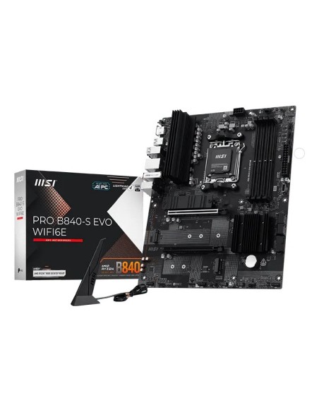 MSI Pro B840-S EVO WIFI6E AMD B840 Zócalo AM5 ATX
